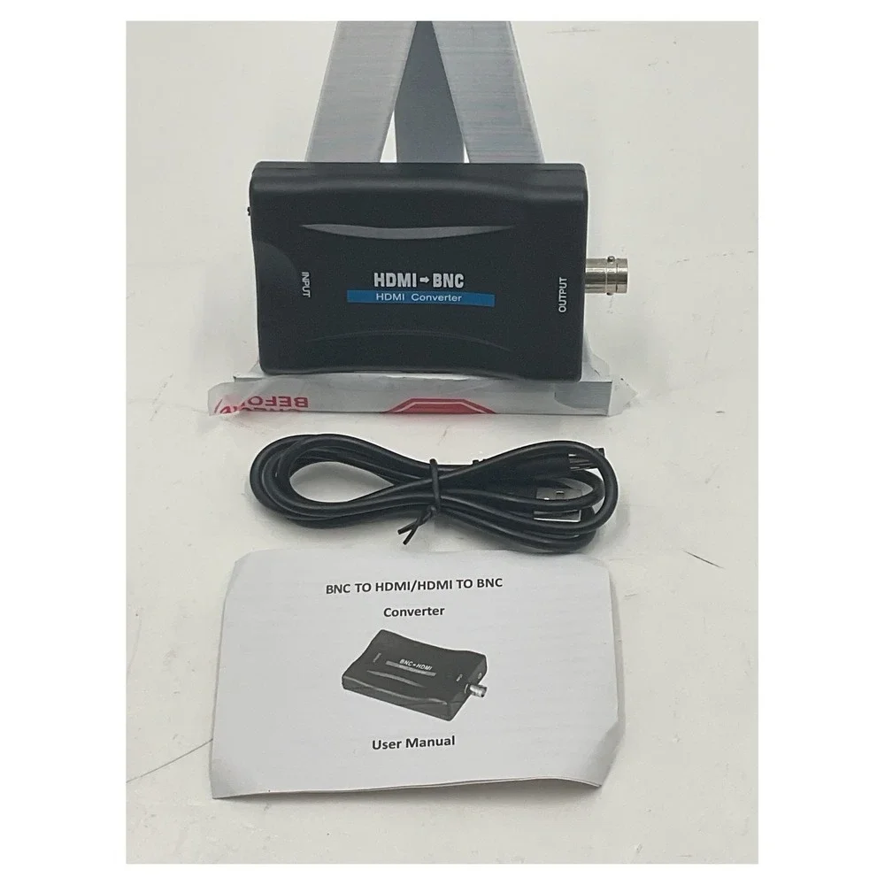 Unbranded HDMI to BNC Converter Adapter 1080p with 3.5mm Audio &‎ USB Power
